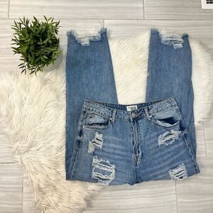 Insane Gene Distressed Straight Leg Jeans